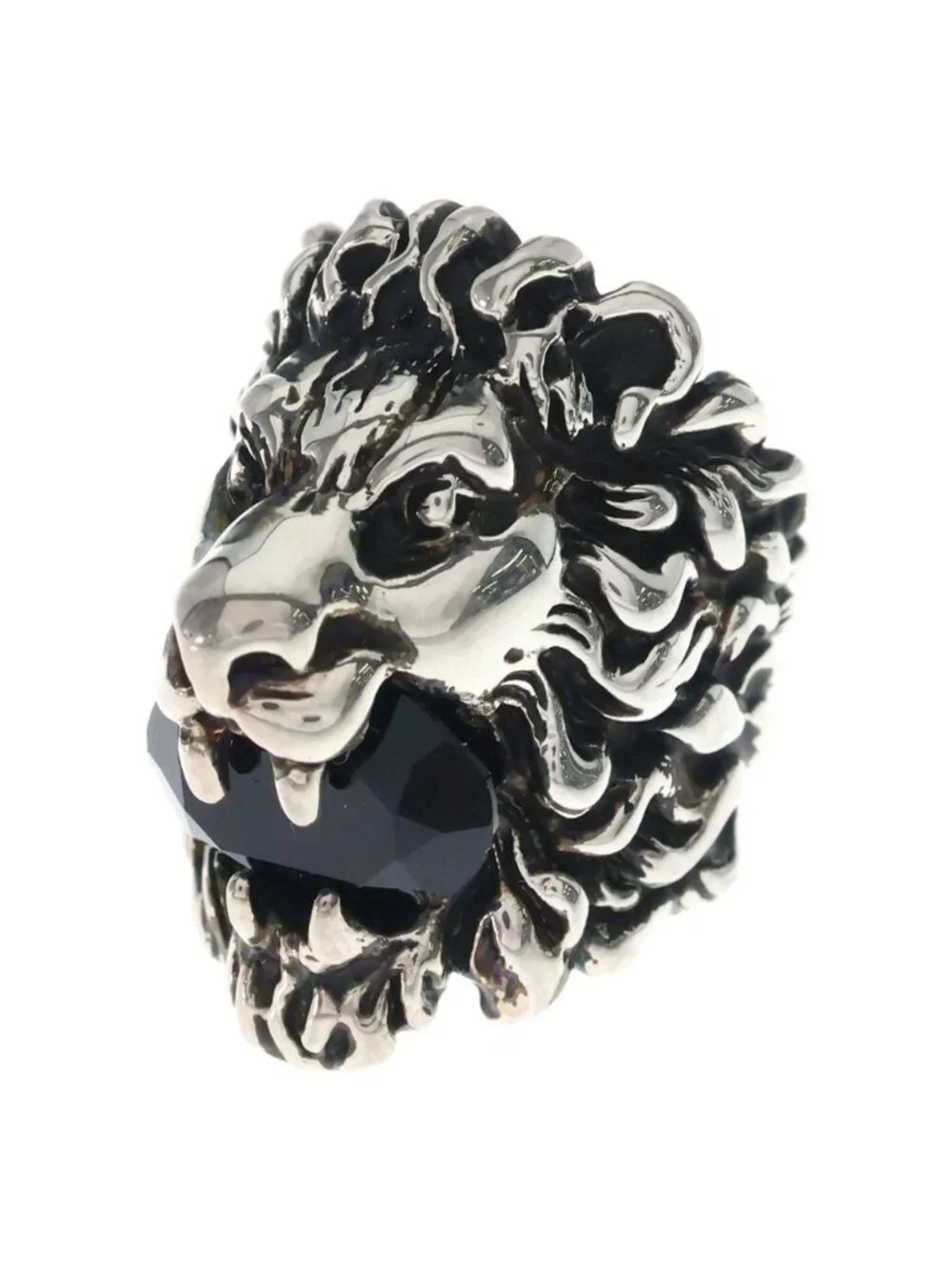 Gucci on Black Ring Silver